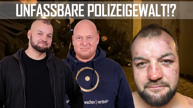 UNFASSBAR!! Polizei schlug Demonstrant fast tot!